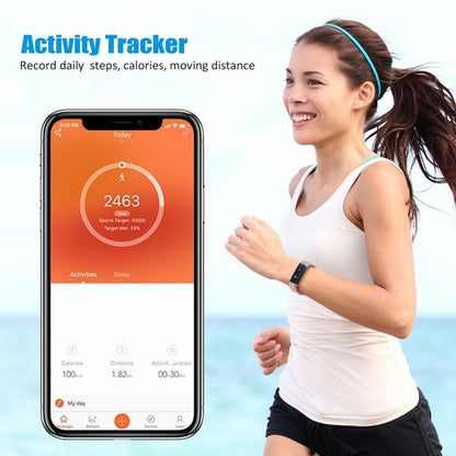 SmartFit Slim Activity Tracker – Fitness & Sleep Monitor Watch with Call Alerts