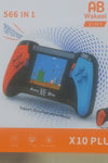 X10 Plus Retro Handheld Game Console – 566 Built-in Games, 3.5" Screen, TV Output
