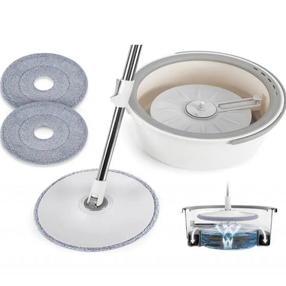 Hands-Free Spin Mop & Bucket Set – Clean and Dirty Water Separation