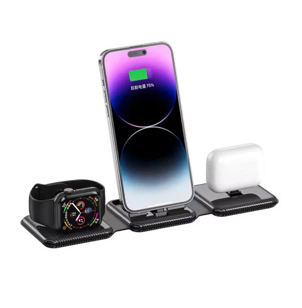 3 in 1 Foldable Magnetic Wireless Charger