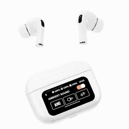 EchoTouch Pro Wireless Earbuds – ANC with Touch-Screen Charging Case