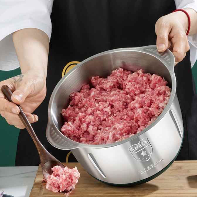 Electric Stainless Steel Food Chopper 3L Meat Mincer